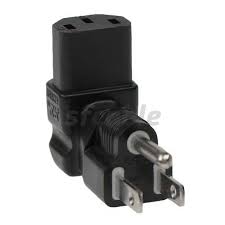 A-515PC13MF: 5-15P Male to C13 Female power adapter