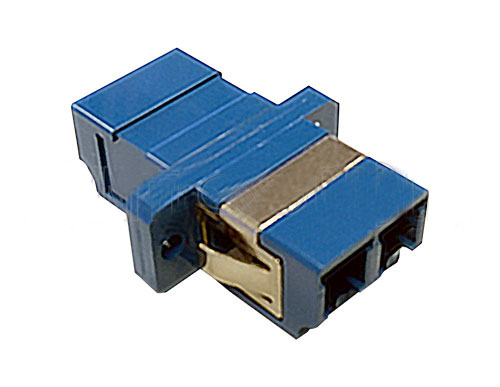 A-LCLCFFS: LC/LC fiber coupler F/F singlemode duplex ceramic, blue