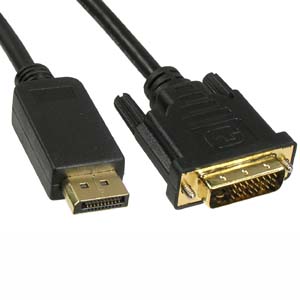 C-DPD-6: Low cost 3 to 6ft DisplayPort DP male to DVI male cable