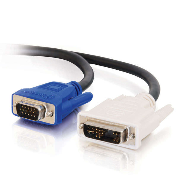 C-DVMM-3: 3 foot (1m) DVI-A male to HD15 male VGA video cable