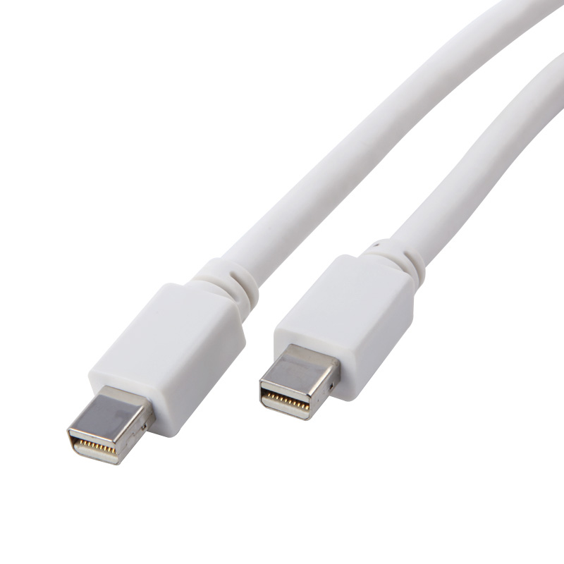 C-MDP-6: Low Cost 6 Mini DisplayPort to Mini DisplayPort cable w/ audio WHITE