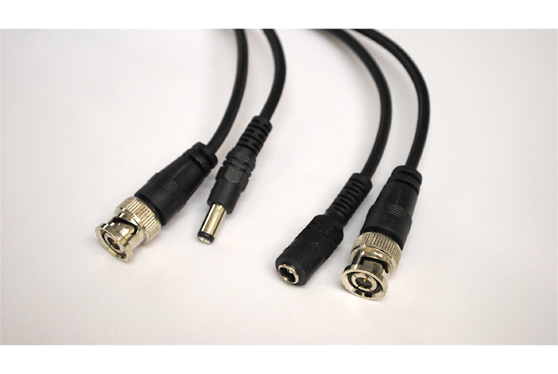 Cab-RG59-100: Security Camera Cable, 100F W/BNC&Power Connector