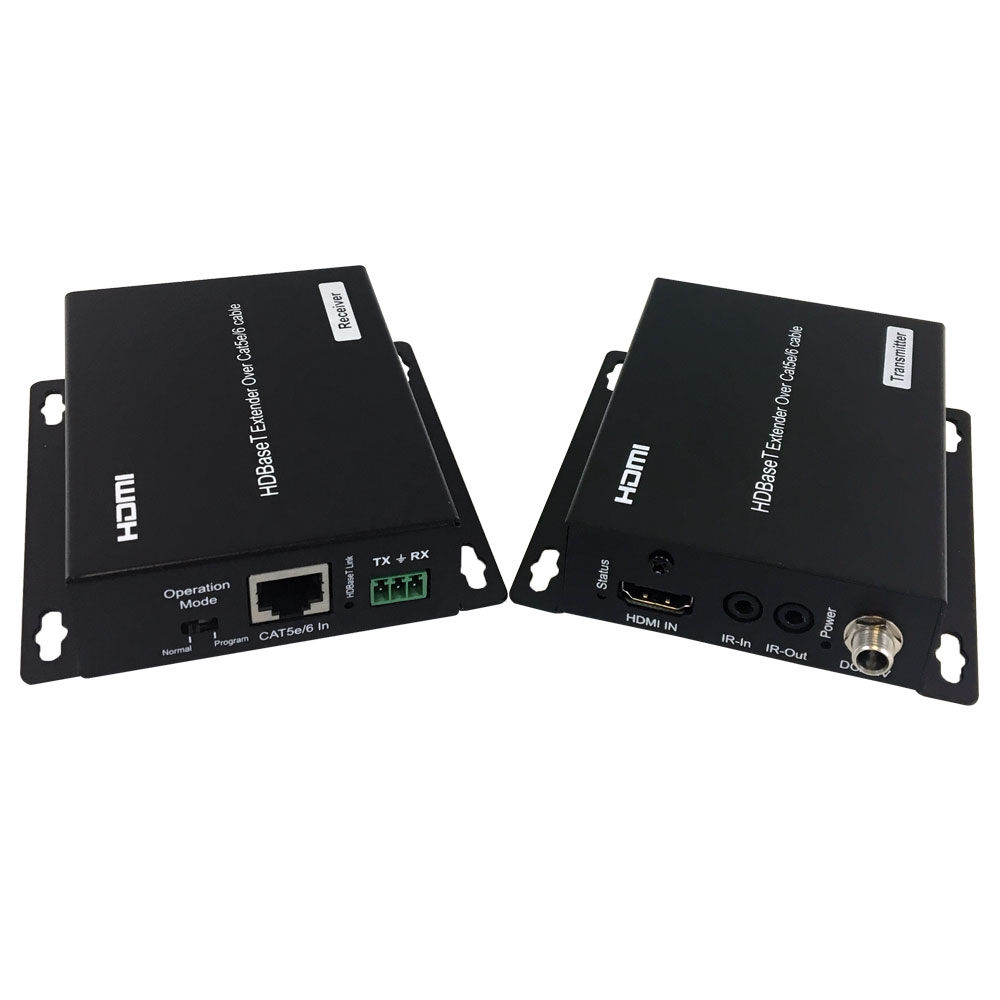 E40704K-IR: HDBaseT Ultra Slim Extender Kit HDR, 4K@60Hz 4:2:0, 40 to 70M