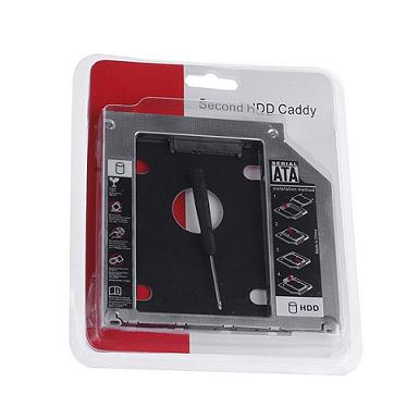 HF-HDD-CADDY95:SATA Hard Drive Caddy Case Tray for 9.5 mm Laptop CD / DVD-ROM