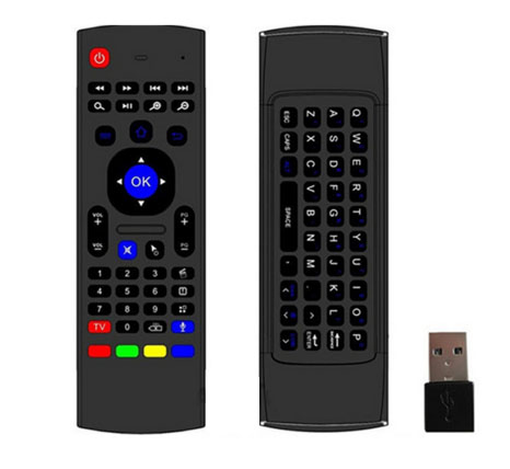 HF-K03: 3-in-1 2.4 G Air Mouse + Mini Wireless Keyboard & IR(Infrared Remote Control) w/IR learning function - Click Image to Close