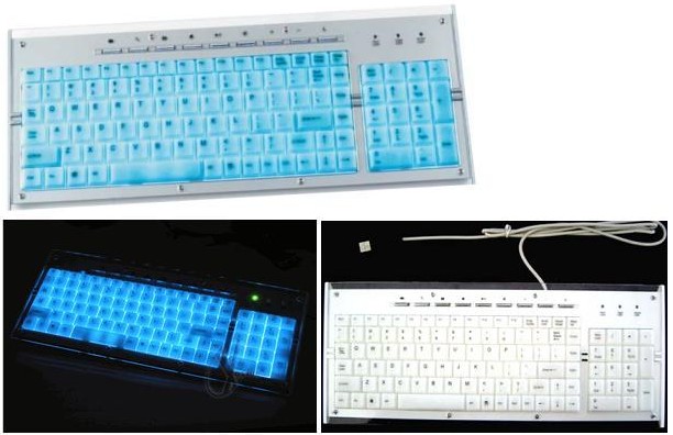 HF-KB-LK-9840: USB Multimedia Light-Up Keyboard