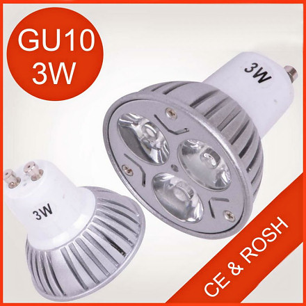 HF-LED-SL-3WE27: Spot Light Bulb LED 3W E27 or GU10