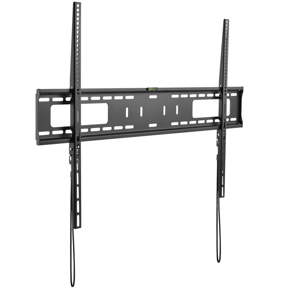 HFTM-FO60100: LCD/LED curved and flat panel wall bracket fixed open frame, VESA, size: 60-100 inch, Black (cUL)