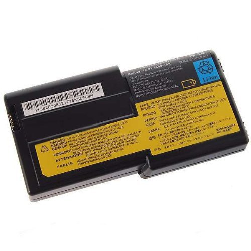 IBM-R40E-6Cell: Laptop/Notebook Battery for IBM/Lenovo ThinkPad R40e Series - 6 cells 4400mAh Black