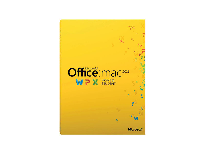 MS-OFFICE-2011-HS-PKC-MAC: Microsoft Office For Mac Home and Student 2011 (GZA-00136)
