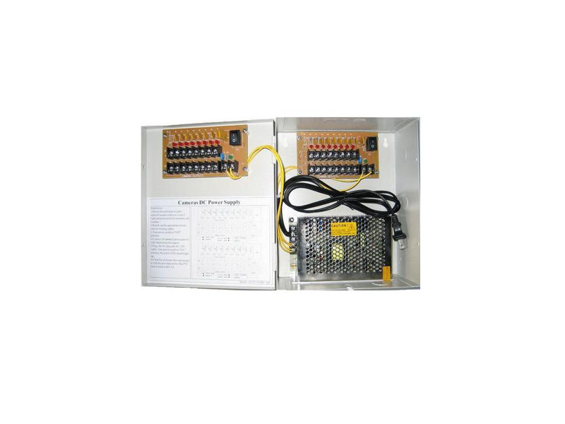 Sec-PW-Box-18Ports: 18 Port Power Box 10A