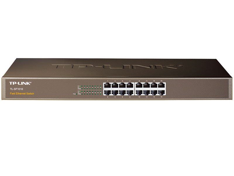 TL-SF1016: 16-Port 10/100Mbps Rackmount Switch