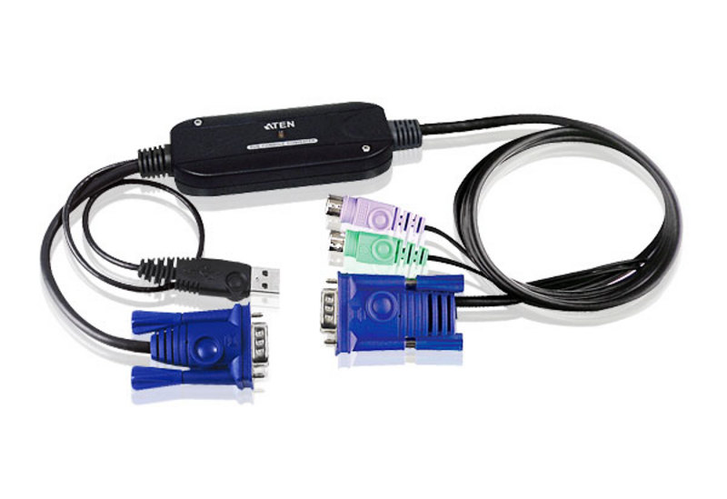 ATEN CV131B: SUN HDB15/USB to 2 PS/2/HDB15F (KVM Port)