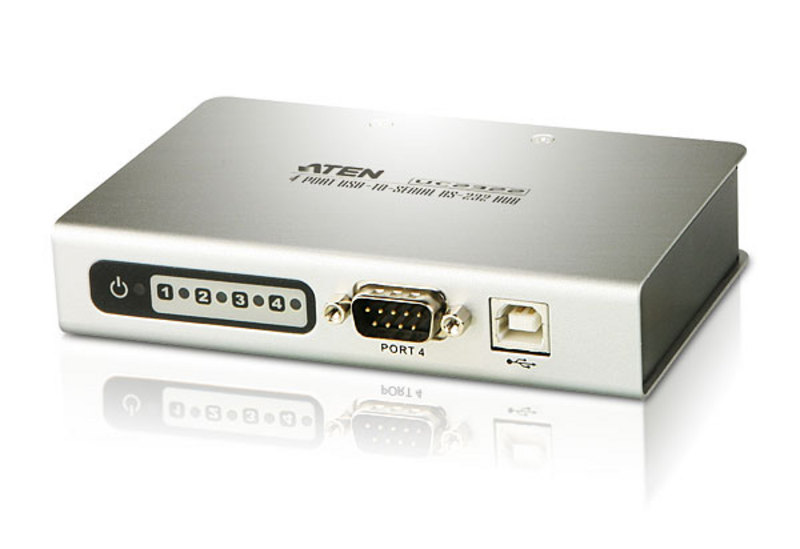 ATEN UC2324: 4-Port USB-to -Serial RS-232 Hub