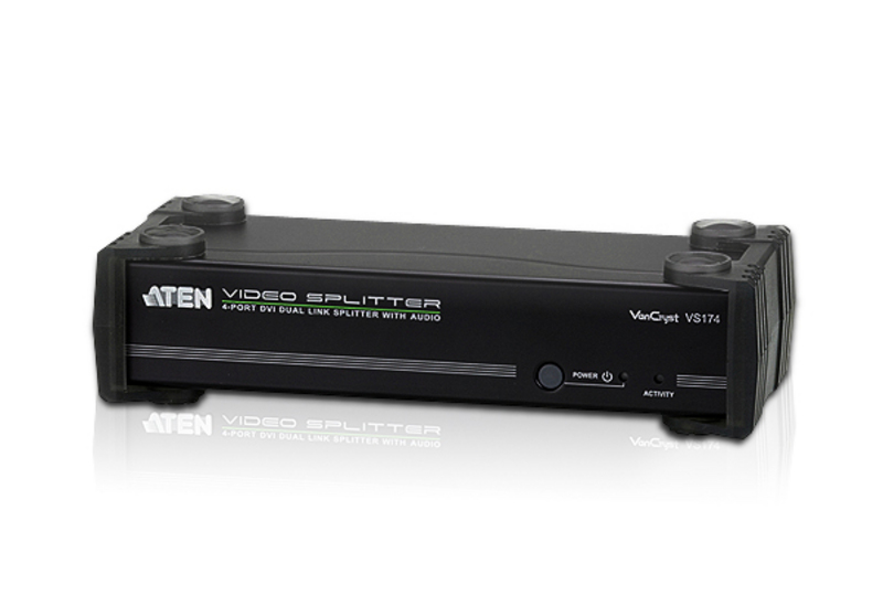 ATEN VS174: 4-Port DVI Dual Link Splitter with Audio