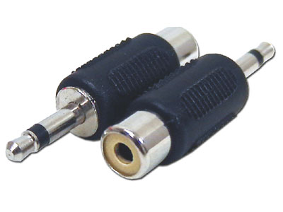 A-35RMF: RCA female to 3.5mm mono male adapter
