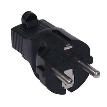 A-77515RMF: Schuko CEE 7/7 (Euro) male to 5-15R Female power adapter
