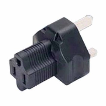 A-BS1363515RMF: BS1363 (UK) male to 5-15R Female power adapter