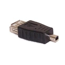 A-USB-AMFM: USB A female to mini 5-pin USB male adapter