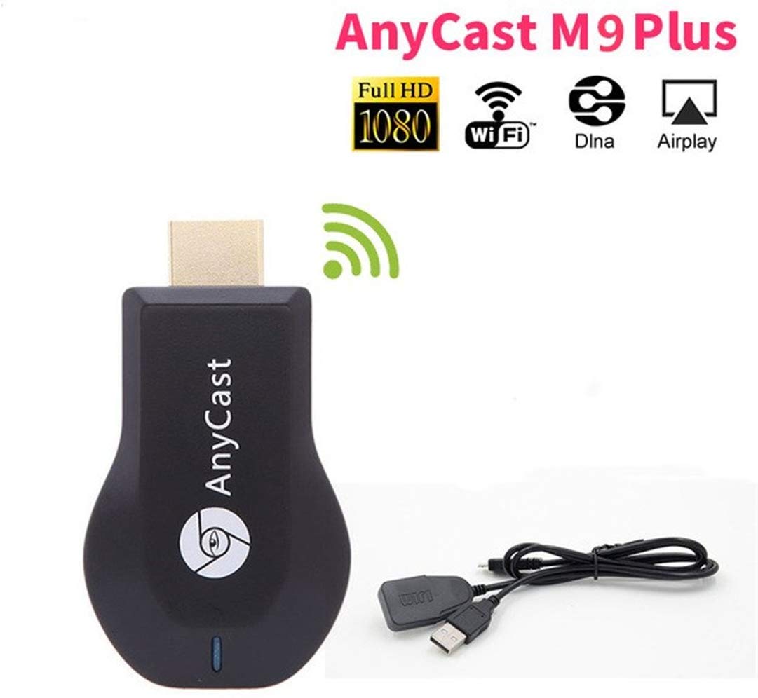 ACM9: 1080P Upgraded New Edition M9 Plus Support chromecast Screen Mirror Dongle Digital AV to HDMI Compatible with iOS/Android - Click Image to Close