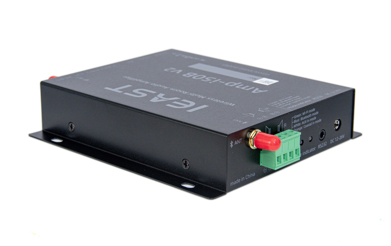 iEast AMP-i50Bv2: Wireless Multi-Room Stereo Amplifier USB/Bluetooth 80W