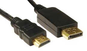28AWG CL3/FT4 Black 15ft DisplayPort Male to VGA Male Cable 