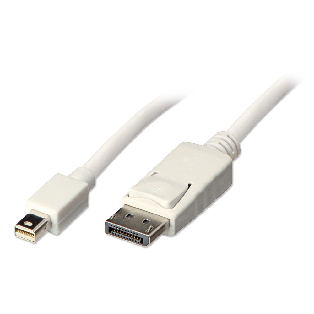 C-DPMDPMM: 6 to 15ft Mini DisplayPort Male to DisplayPort Male Cable with audio 4K*2K 60Hz - FT4 32AWG White