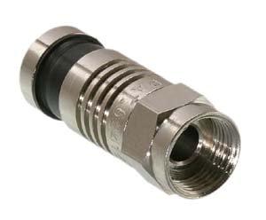 CN-RG6-10: F-Type Male Compression Connector for RG6 - Pack of 10