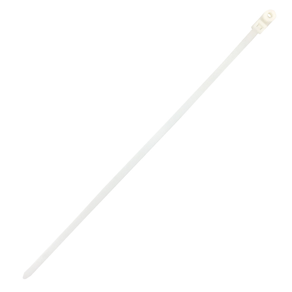 CT-316S-1000CL: 1000pk 15.7 Inch Mounted Head Cable Tie (120lb) - UL94V-2 Nylon 66 - Natural