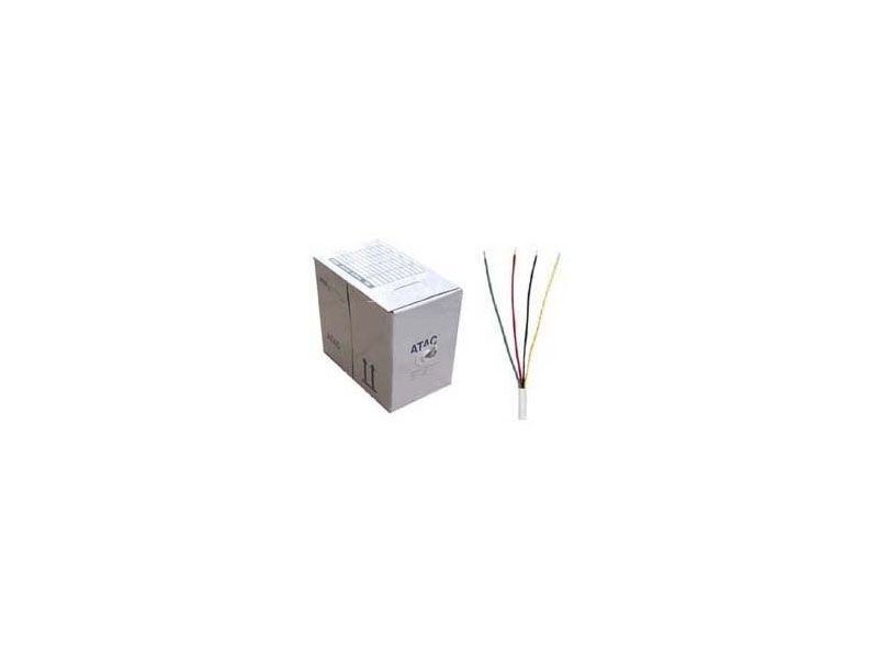 Cab-Alarm-17-0022-4-1000Ft: Telephone/Alarm Wire 22AWG, Pure Copper , Low Voltage power 1000ft Cable