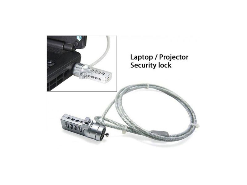 HF-SECURITY-C909-C: Multiple purpose cable lock w/combination