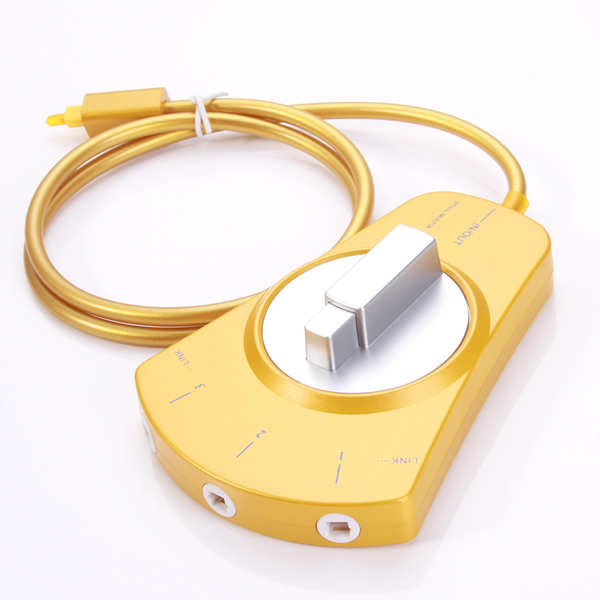 DA301: Digital Audio Optical Fiber Cable Toslink 3-Way Selector Switch 3 To 1