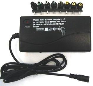 HF-ELE-AC-CHAR6.0A: 120W AC adaptor w/1port USB - Universal Laptop & LCD Mon 6.0A (90days warranty)