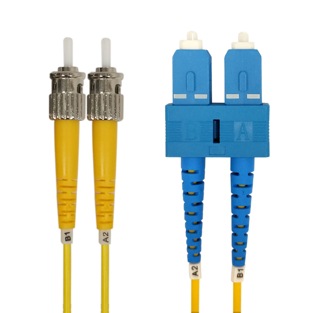 HF-FO-C-SCST-2MM：1m(3ft) to 30m(100ft) singlemode duplex SC/ST 9 micron Fiber Cable - 2mm jacket OFNR - Click Image to Close