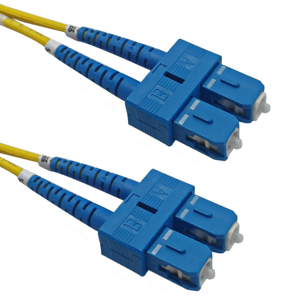 HF-FO-C-SCSC-2MM：0.5m(1.5ft) to 50m(164ft) singlemode duplex SC/SC 9 micron Fiber Cable - 2mm jacket OFNR