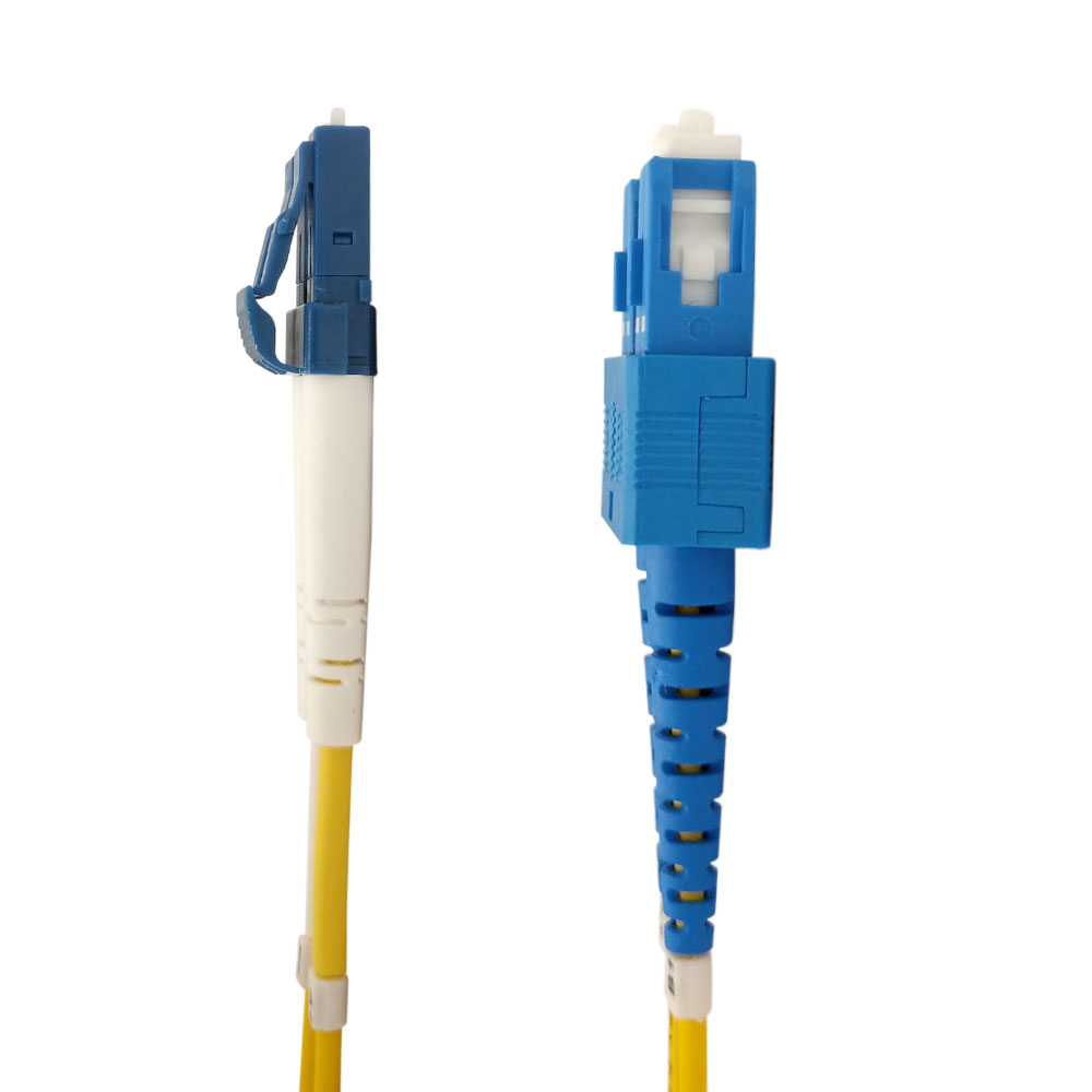 HF-FO-C-LCSC-3MM：0.5m(1.5ft) to 50m(164ft) Singlemode Duplex LC/SC 9 micron Fiber Cable - 3mm Jacket LSZH/OFNR