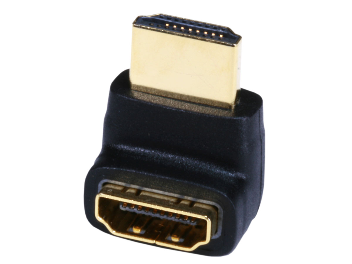 H270-1: Adapter HDMI male to female - 270 degree angle