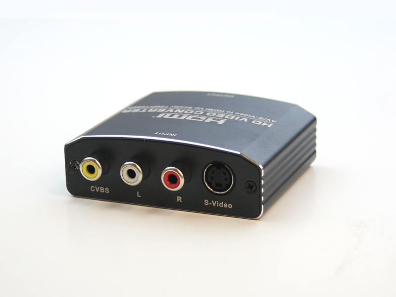 HCC0103: RCA Composite/S-video to HDMI output Converter