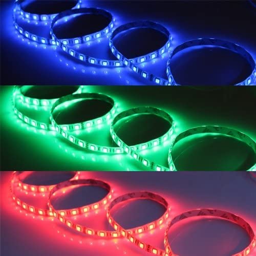 HF-5050LED5M: 5M / 16.4 ft 5050 SMD 300 RGB LED Strips Light Lamp Party Decor 60 LEDs per Meter NOT Included Remote Controller