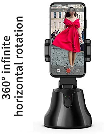 HF-AGRC1: Personal Robot Camera, 360 Rotation Auto Tracking Smart Following Face & Object Phone Mount Stand Holder Tripod Selfie