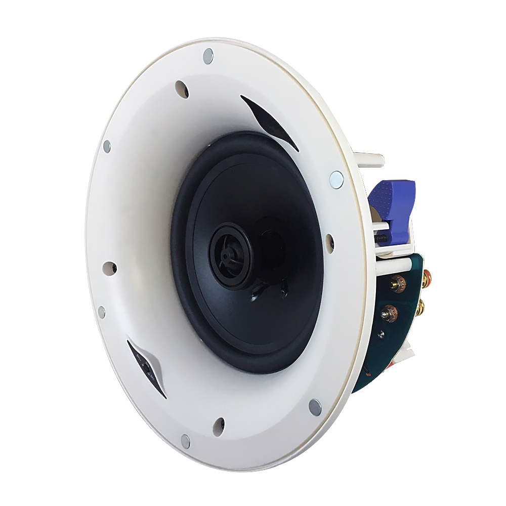 HF-C6FLE: 6.5" 2-Way Frameless Ceiling Speaker, 120W Max (Pair)