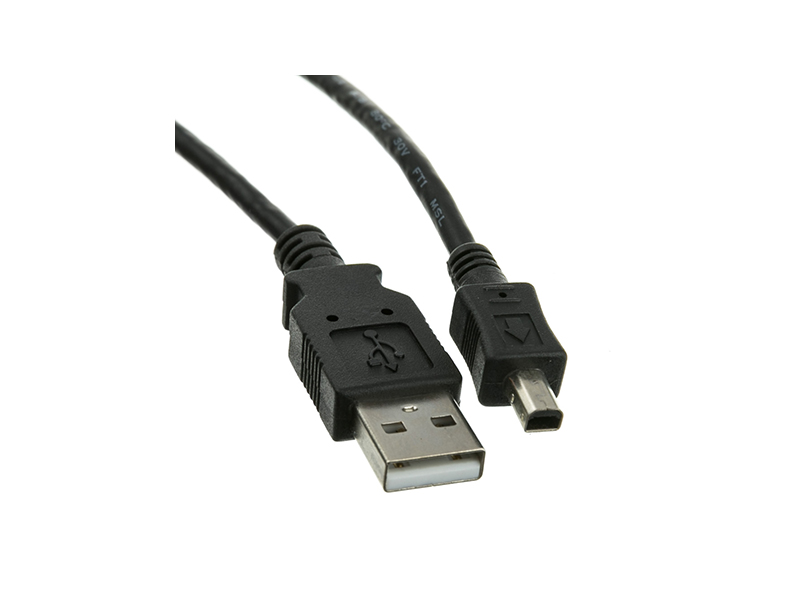 HF-CAB-USB2T4P-MM: 6Ft USB to mini USB 4 Pin Cable M/M