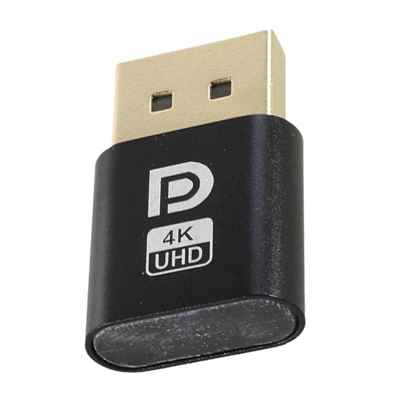 HF-DPDPA: Dp Dummy Plug Virtual Display Adapter Edid Headless Dp 4k Display Emulator
