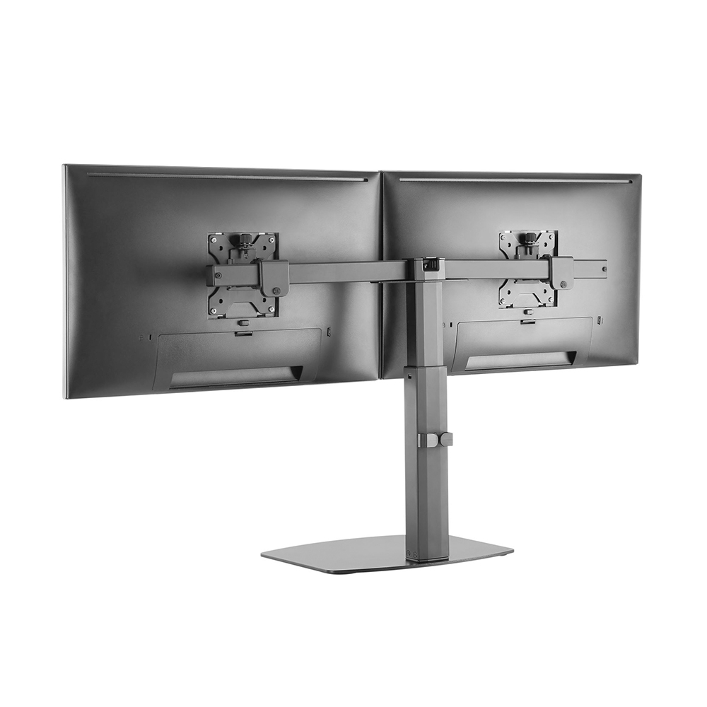 HF-DTMT531: Desktop Monitor Stand, Full Motion, Dual Screen, VESA 100x100 (17-32 inch) - Click Image to Close