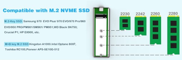 HF-ENC-M2-NVME: USB3.1 to M2(NVME) SSD Adaptor - Click Image to Close