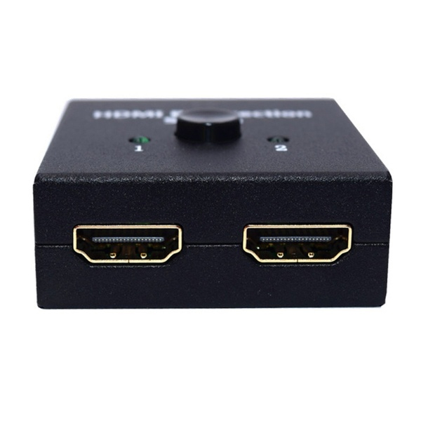 HF-HBDS2: HDMI Switch Bi-Directional Switcher 1 in 2 Out / 2 in 1 Out HDMI Splitter Support HDCP Ultra HD 4k 3D 1080p for HDTV / PS4 / DVD/DVR / Xbox etc
