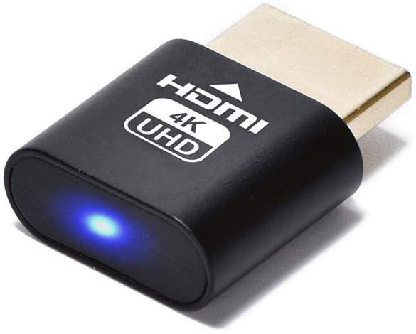 HF-HDPA: 4k HDMI Dummy Plug Display Emulator Light Fit anyone with a headless GUI server 3840x2160@60Hz - Click Image to Close