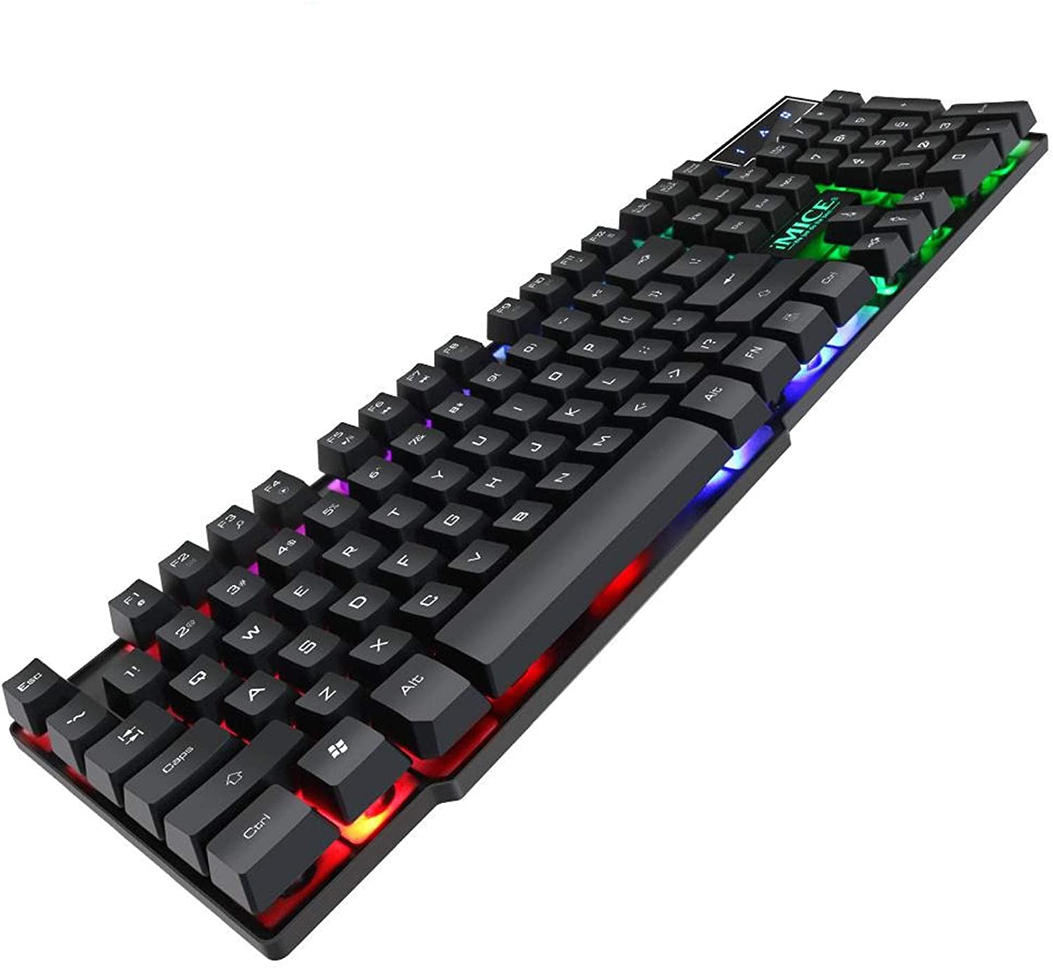 HF-IMAK600: Backlight Suspension Key Mechanical Keyboard Game Wired PC Notebook USB Wired Gaming Keyboard - Click Image to Close