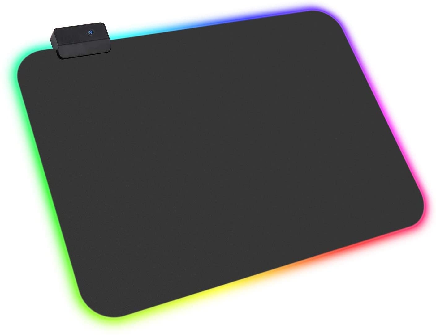 HF-IMMP04: Mouse Pad RGB, LED Lighting Effects Gaming Mice Pad Mat 14in*10in Non-Slip Rubber Base - Click Image to Close