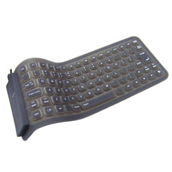 HF-KB-LK-607KB: Foldable Roll Keyboard USB+PS/2 (Mini Size)